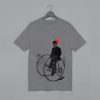 Old school biker tshirt dark grey
