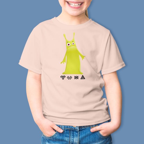 Alternative view of apple-green-alien