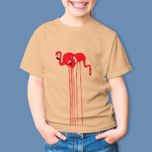 Alternative view of flamingo