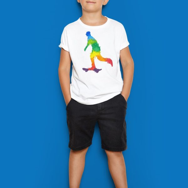 Alternative view of skate-boy