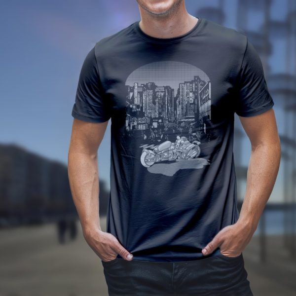 Alternative view of space-biker